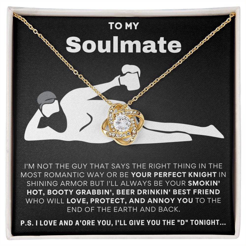 To My Soulmate... | Premium Love Knot Necklace