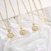 M MOOHAM Dainty Gold Necklace for Women - 14K Solid Gold Over Layering Necklaces for Women Cute Hexagon Letter Initial Necklaces for Women Gold Layered Necklaces for Women Jewelry Gifts