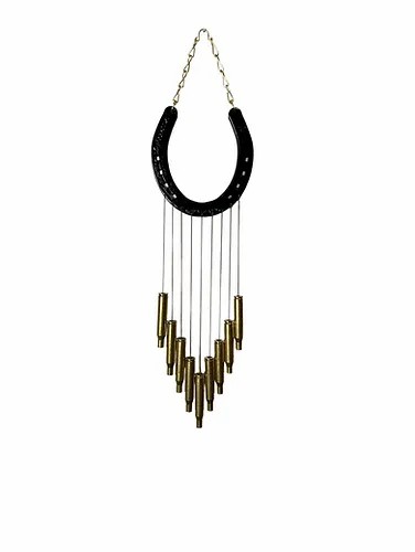 🔥.270 Casings Horseshoes Dream Catcher Chime