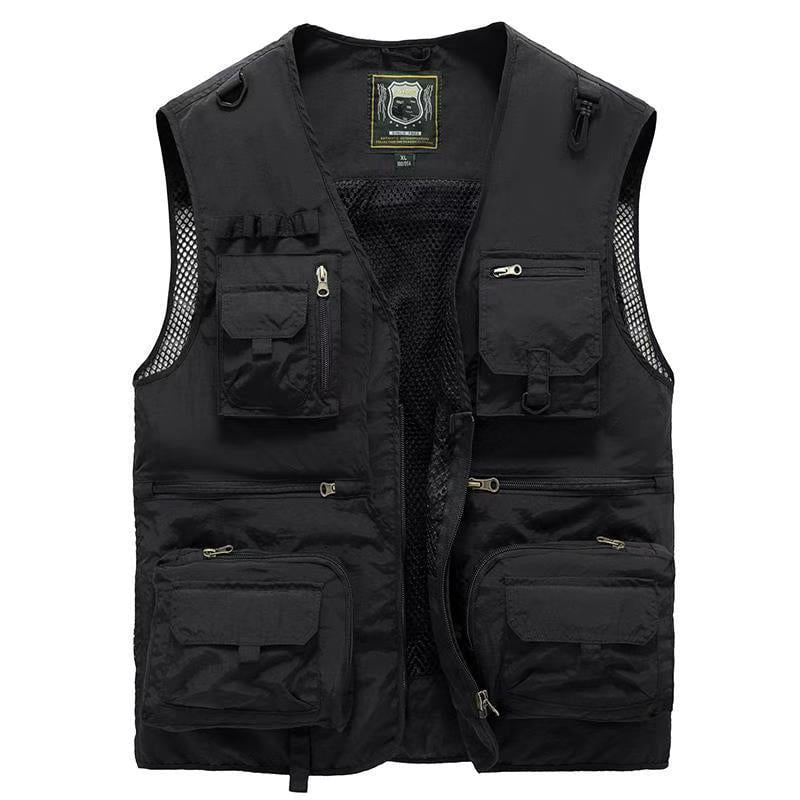 (🔥Last Day Promotion 50% OFF) Breathable Mesh Zip Cargo Vest - Buy 2 Get Extra 10% OFF & Free Shipping