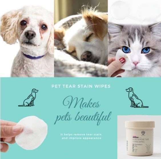 🔥Blowout  Hot Sale 🔥Pet Tear Stain Wipes & A good companion for pets(🔥BUY 3 FREE SHIPPING)