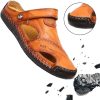 🔥Last Day Promotion - Save 70%🎄Soft Leather Men's Breathable Outdoor Sandals