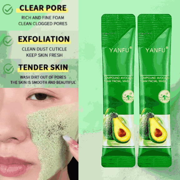 DEEP CLEANSING AVOCADO BUBBLE MASK
