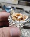 🔥Last Day Promotion 50% OFF💀Vintage Polish Floral Armor Antler Skull Ring