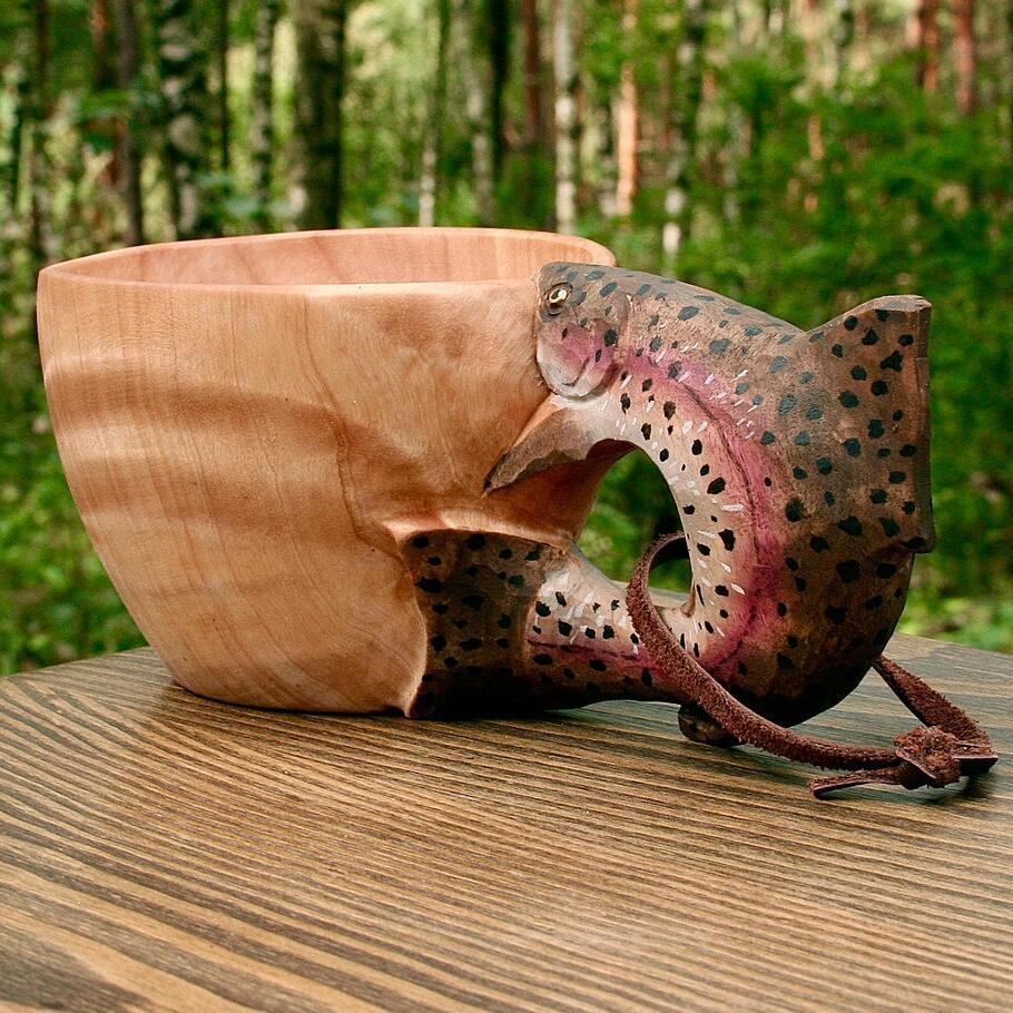 Animal Handmade Wooden Cup(𝐀𝐥𝐚𝐧 𝐄𝐰𝐞𝐧 𝐇𝐚𝐧𝐝𝐦𝐚𝐝𝐞®)