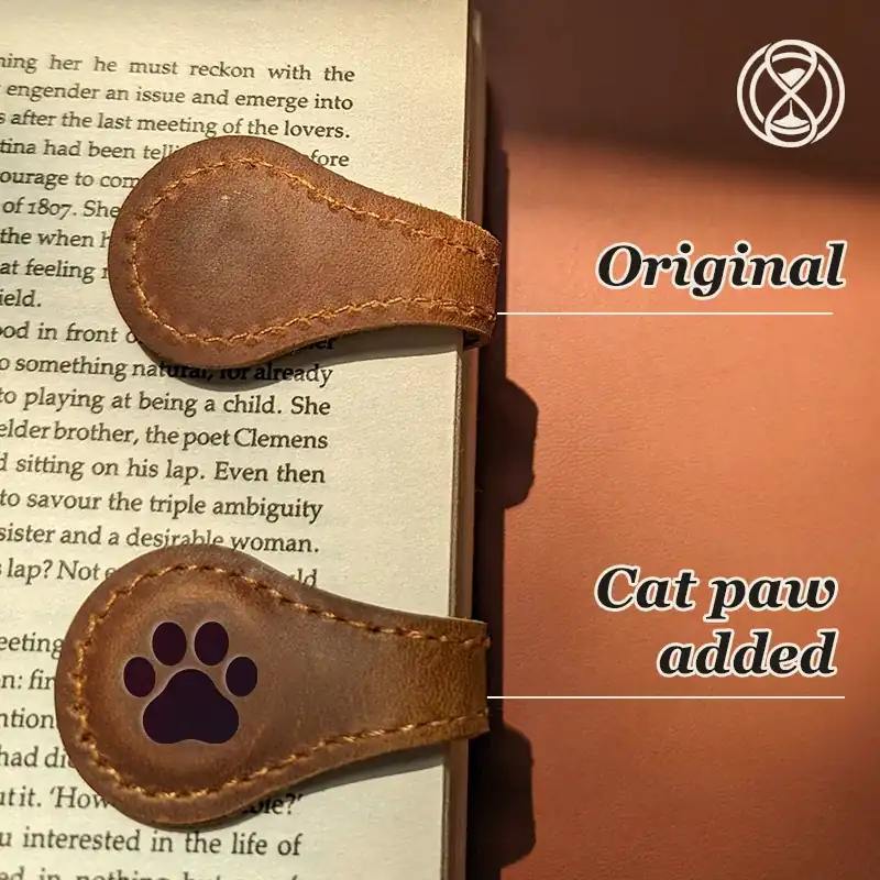 🔥LAST DAY SALE 70% OFF💥Personalized Magnetic Leather Bookmark