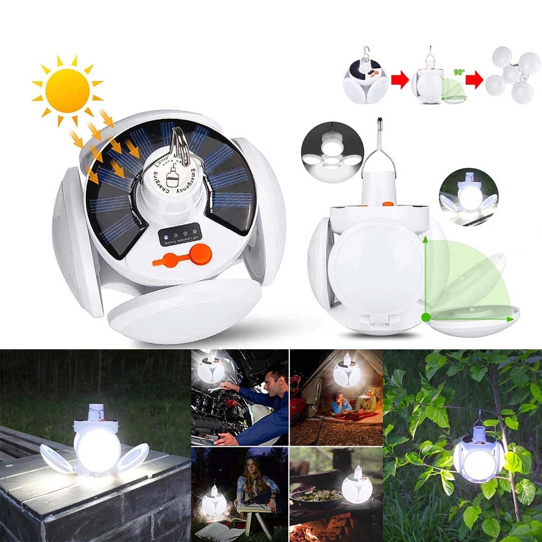 2025✨Letzter Tag 49 % Rabatt🔥2 in 1 Faltbare Solarlampe
