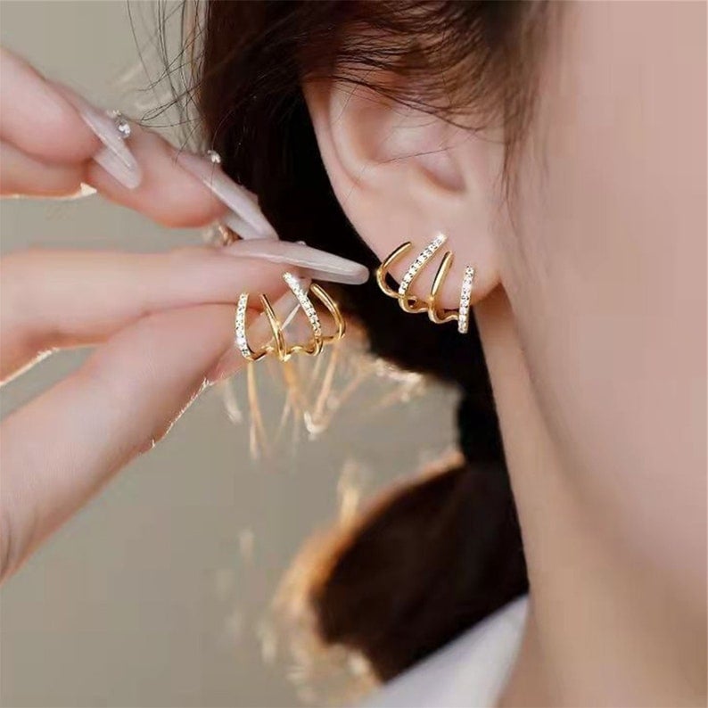 (🌲Early Christmas Sale- 50% OFF) Fashion Shiny Cat Claw Earrings