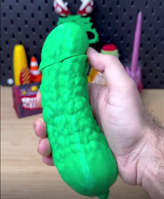 3D Printed Retractable Cucumber Blade