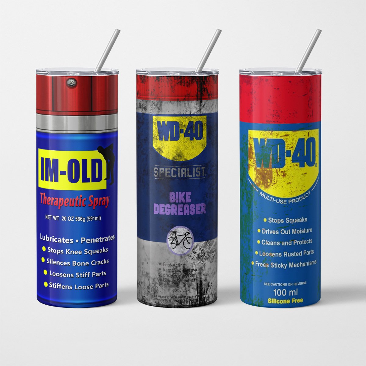 WD40 Dirty Pattern Thermos Cup