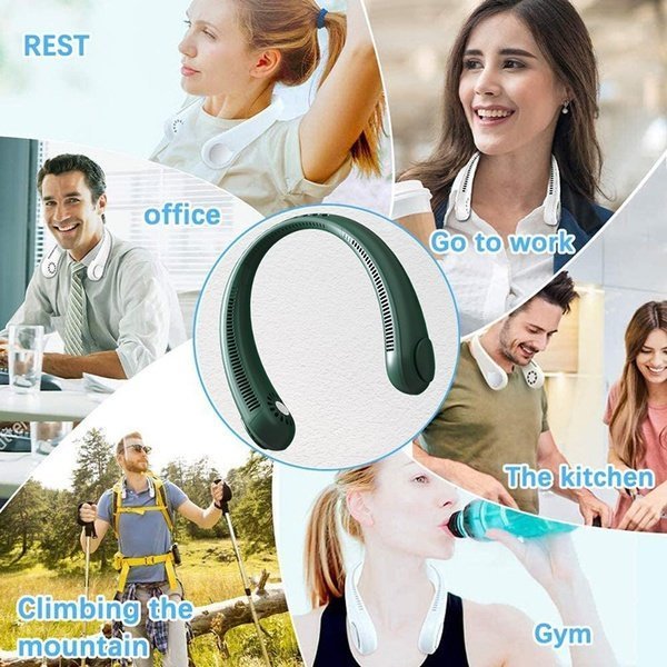 (🎁🎉Father's Day Sale-🔥$19.98 Each) 2022 New Portable Neck Fan