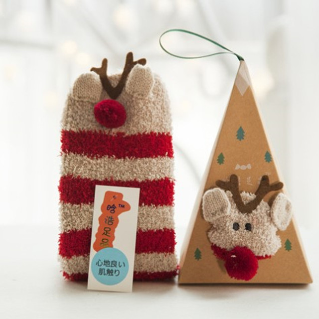🎄Early Christmas Sale-Non Slip Coral Fleece Floor Socks（US SIZE 6-10）