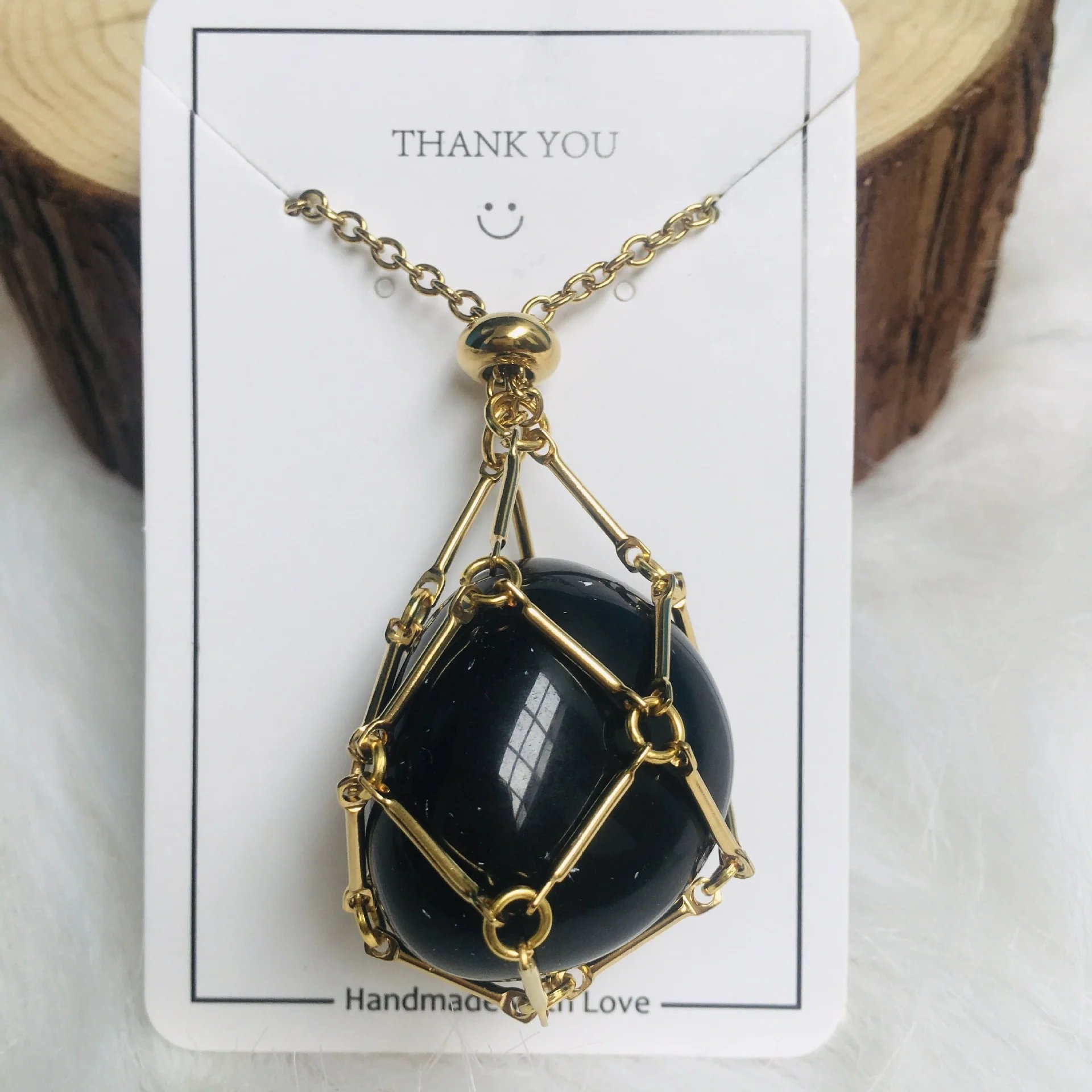 (🔮EARLY XMAS SALE 50% OFF)2023 Crystal Stone Holder Necklace - Free (Crystal) Gift Included🎁