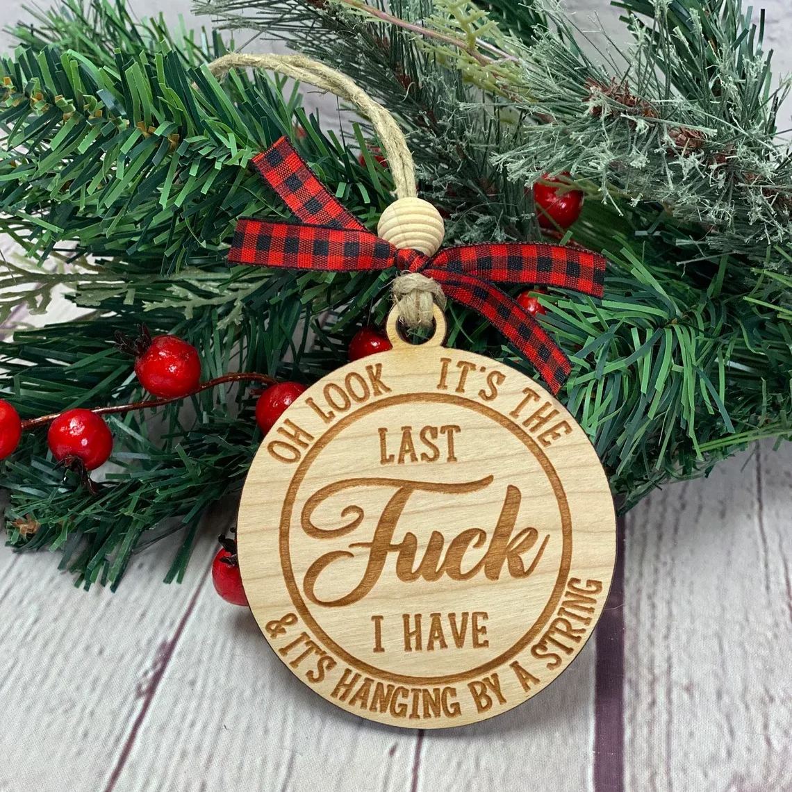 🎄🎁Wooden Friendship Ornament Gift