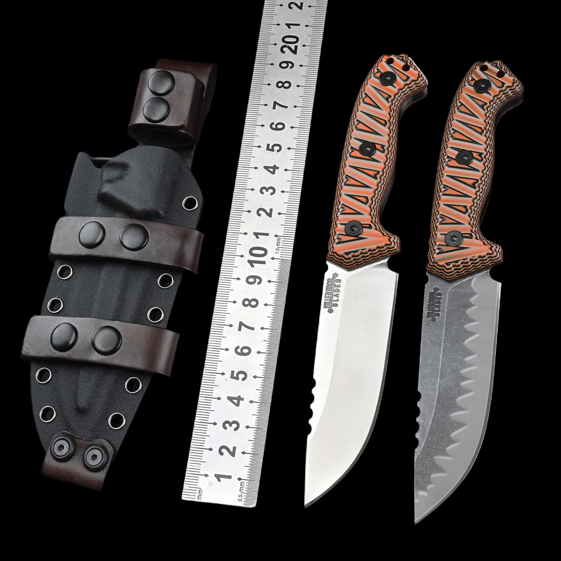 Miller M26 Outdoor Survival Camping Straight Knife