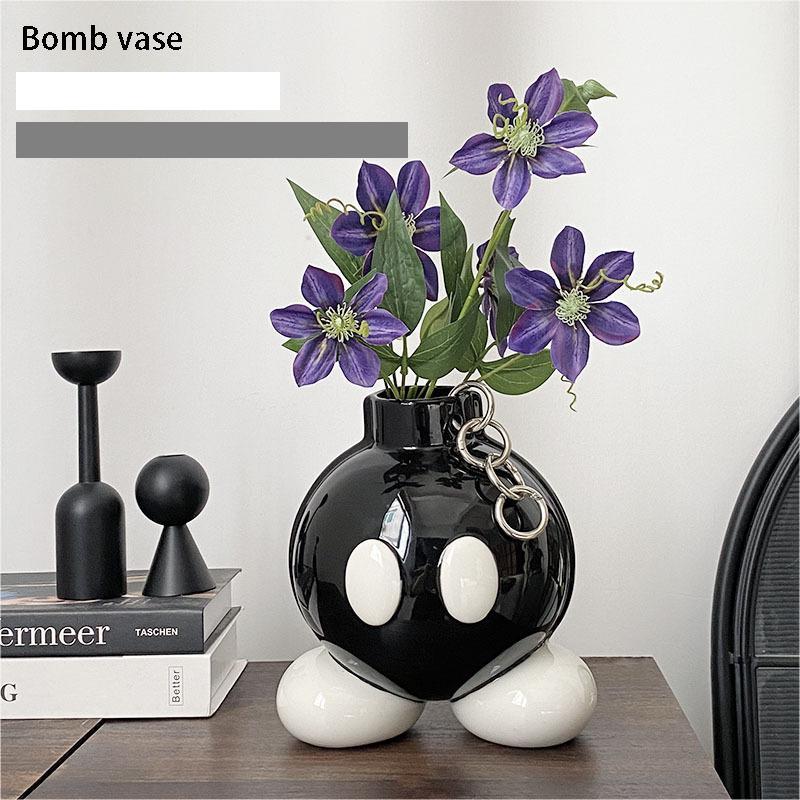 🔥Last Day Promotion - 60% OFF🎁💣Bomb Vase🤣Ceramic vases Home decor vases