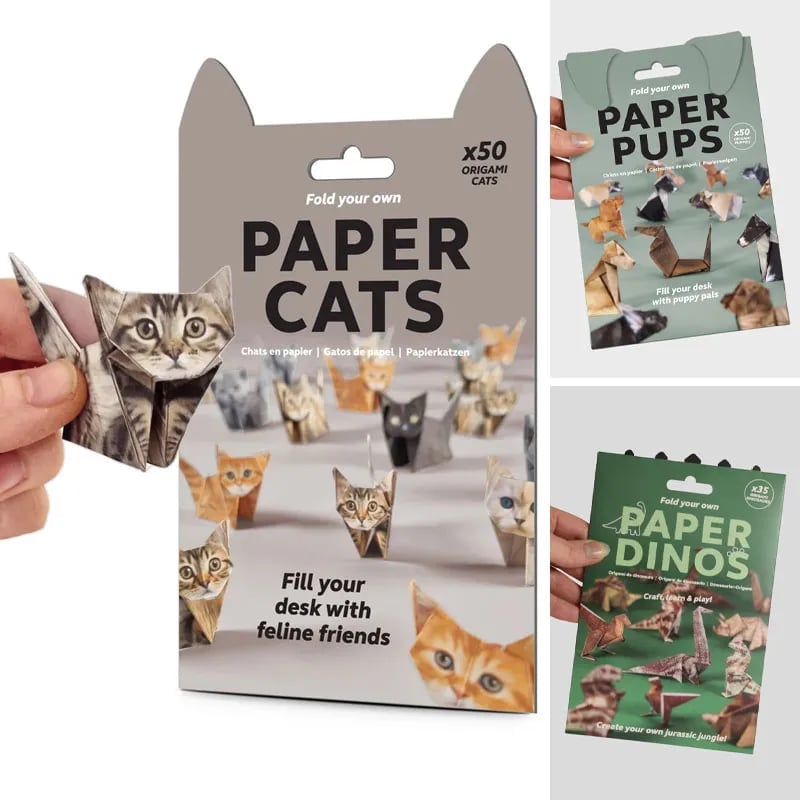 🌲Christmas Fun Gift - 🐱✨DIY Paper Cats