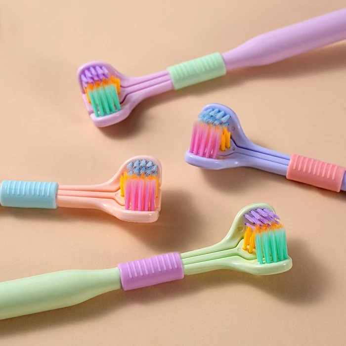 (🔥LAST DAY PROMOTION - SAVE 50% OFF) Three-sided Soft Hair Toothbrush - Buy 4 Get Extra 20% OFF