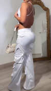 Women's Suspender Top + Pants Casual Suit