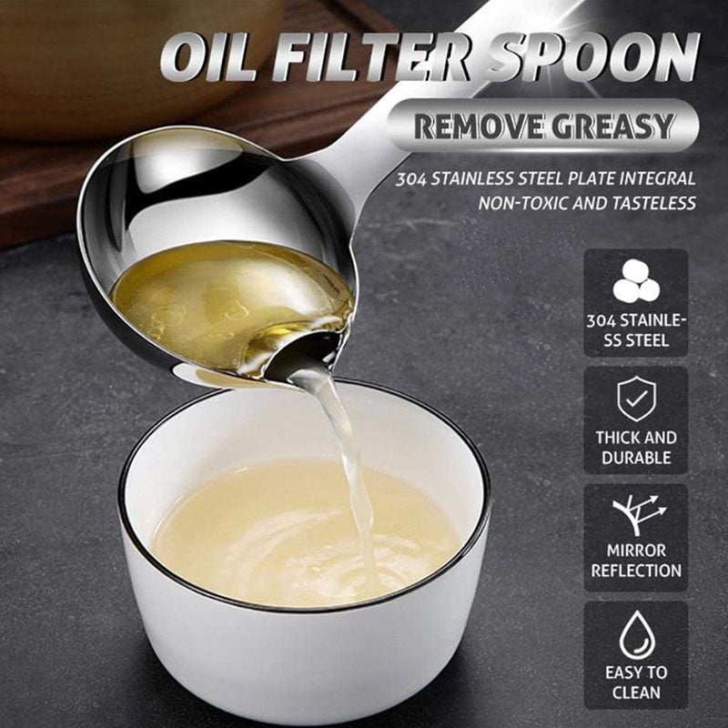 (Early Mother's Day Sale- SAVE 40% OFF)Magic Oil Filter Spoon(BUY 2 GET 1 FREE NOW)