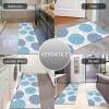 HEBE Anti Fatigue Kitchen Rug Sets 2 Piece Non Slip Kitchen Mats for Floor Cushioned Kitchen Rugs and Mats Waterproof Comfort Standing Mat Runner for Kitchen,Home Office,Sink,Laundry