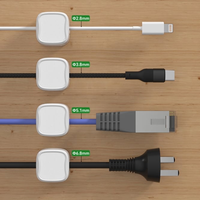 🔥Magnetic Cord Organizer, Easy Secure Adhesive Cable Management