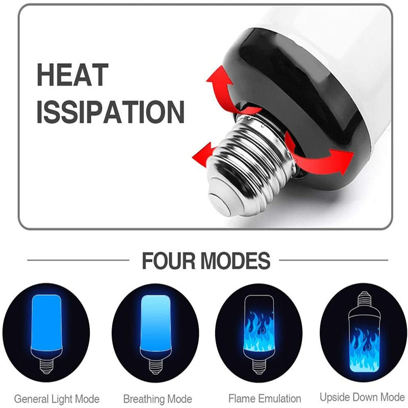 (🎄FACTORY OUTLET-48% OFF) Led Flame Light Bulb(BUY 4 GET EXTRA 20% OFF&FREE SHIPPING)