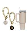 Letter Charm Accessories for  Cup 2PCS Initial Name ID Personalized Handle Charm for  Tumbler