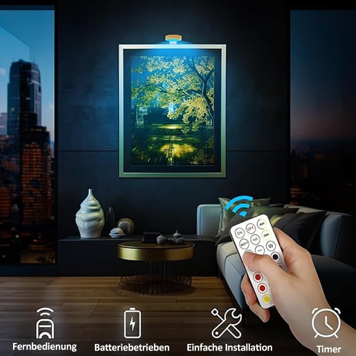 🔥Letzter Tag 49% RABATT🖼️💡Magnetisches Mallicht mit 13 Beleuchtungsmodi