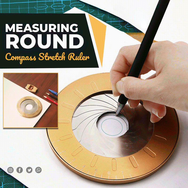 (Last Day Promotion- SAVE 70%🎁)Adjustable Circle Drawing Ruler Tool(BUY 2 GET FREE SHIPPING)