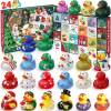 🎄2024 Christmas Advent Calendar - 24 Rubber Ducks Toys Advent Calendar for Kids