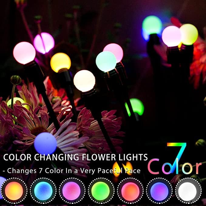 (🔥Special Offer 1000pcs 50% OFF) - Solar Powered Firefly Garden Lights