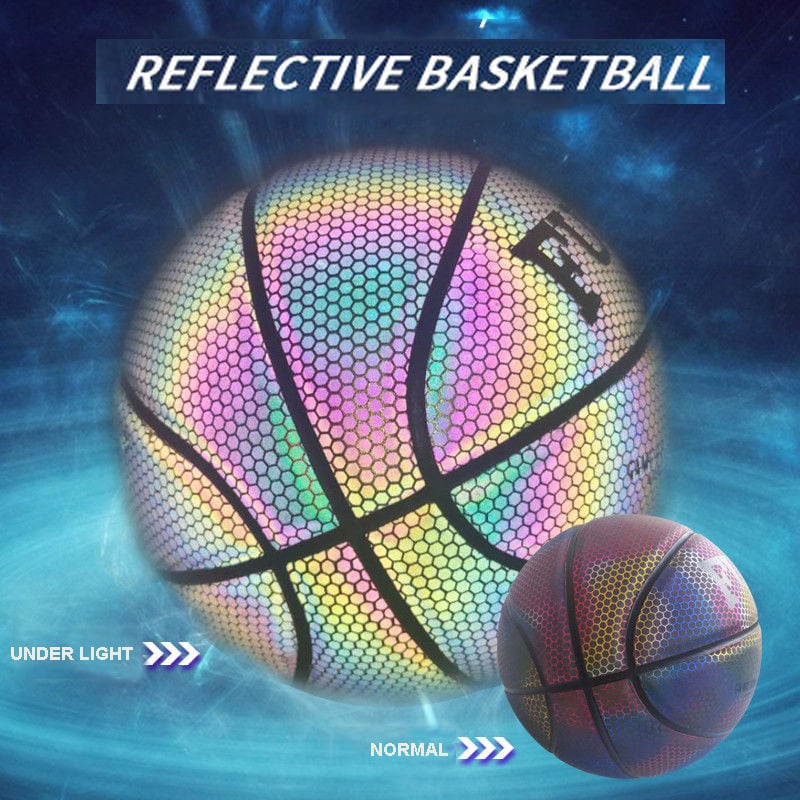(💥 LAST DAY SALE - 49% OFF) -Reflective Glowing Holographic Luminous Basket Ball