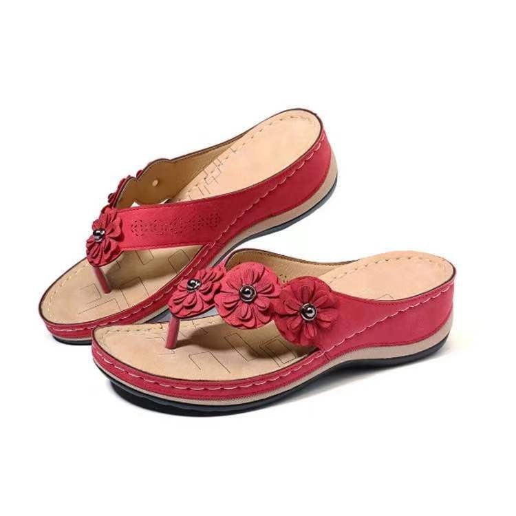 🔥Last Day 49% OFF🔥Women's Lightweight Flowers Clip Toe Sandals(Buy 2 Free Shipping)