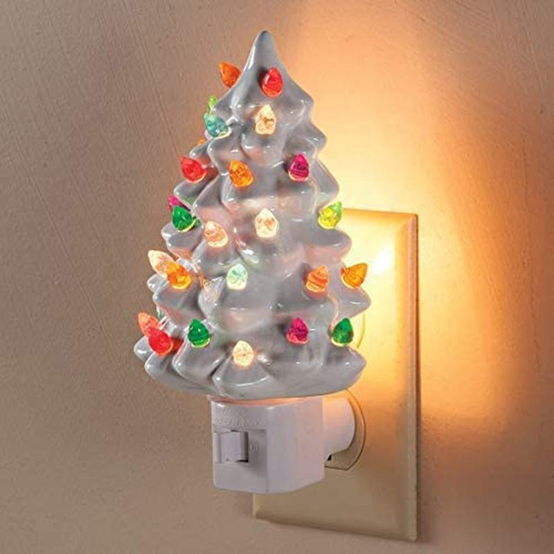 (🎄Early Christmas Sale - 49% OFF)🔥2024 Christmas Ceramic Tree Nightlight