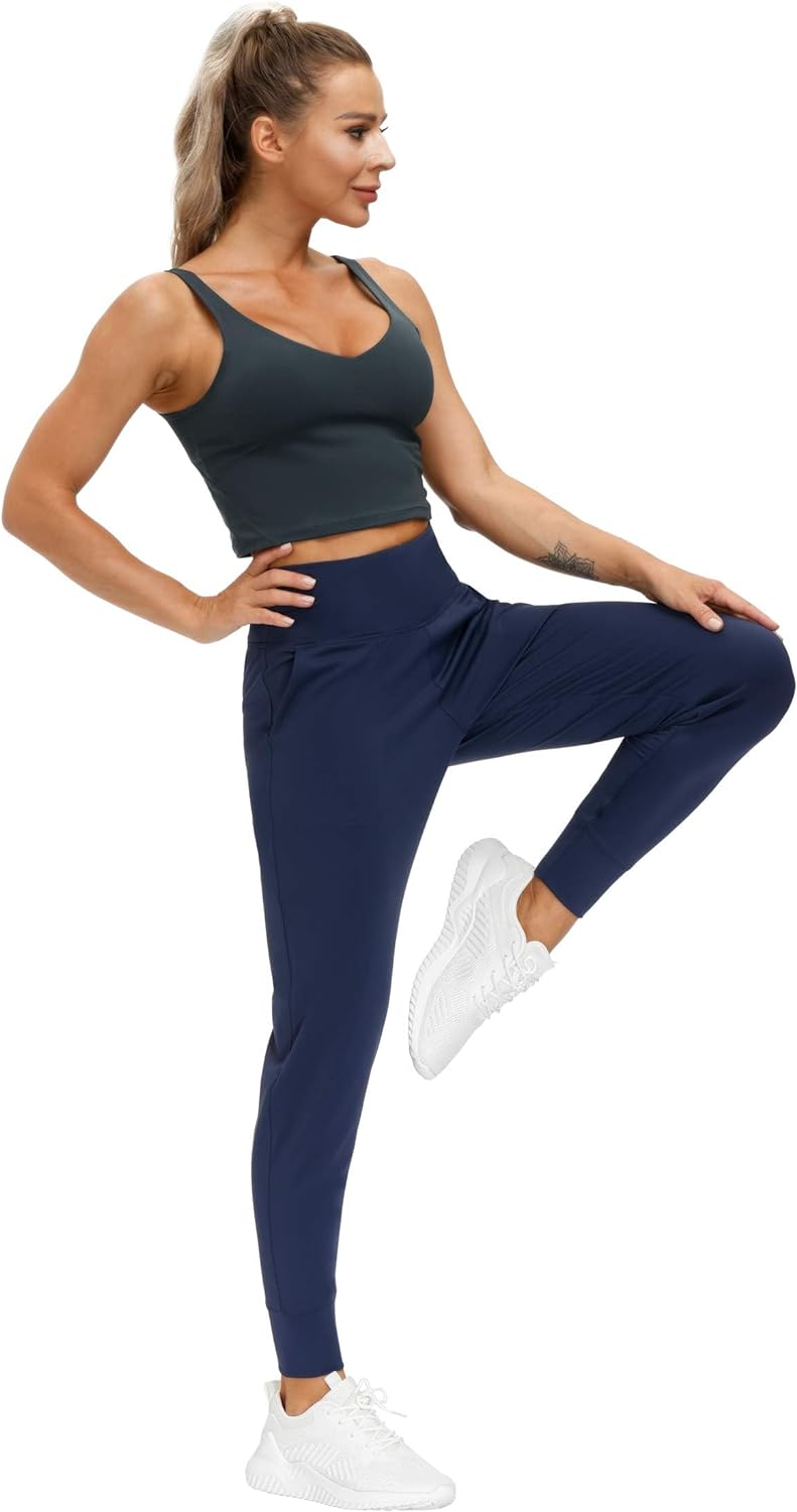 THE GYM PEOPLE Women's Joggers Pants Lightweight Athletic Leggings Tapered Lounge Pants for Workout, Yoga, Running