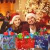 🔥Last Day Promotion 70% OFF🔥Christmas Gift Bags Large Reusable Tote Bags