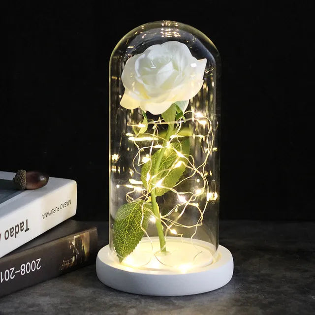 (💕Valentine's Day Promotion 59% OFF)-🌹Galaxy Rose - A Timeless Beauty in Glass - 🌹Valentine's Day Gift