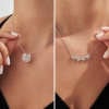 🍀BUY 1 GET 1 FREE❤️ - Lucky Heart Necklace WITH SIX ROSES