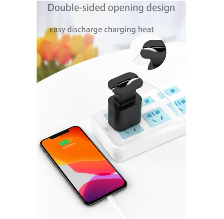 (🎄CHRISTMAS SALE NOW-48% OFF)2 In 1 Silicone Charger Protector🔥BUY 8 GET 8 FREE&FREE SHIPPING(16PCS)