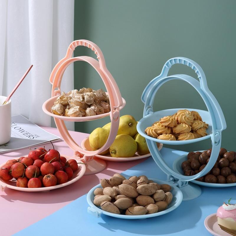 (🔥LAST DAY PROMOTION - SAVE 49% OFF) Foldable Fruit Plate-Buy 4 Get Extra 20% OFF