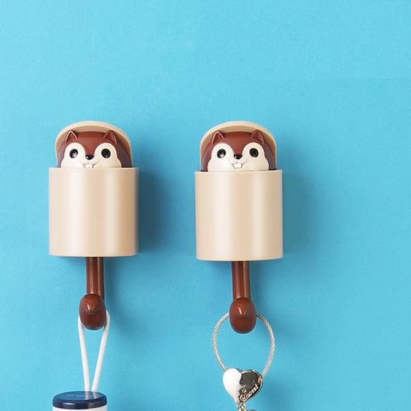 (🌲Early Christmas Sale- 49% OFF) 🐿️Cute Squirrel Hook - 🔥 BUY 3 SAVE Extra 10%