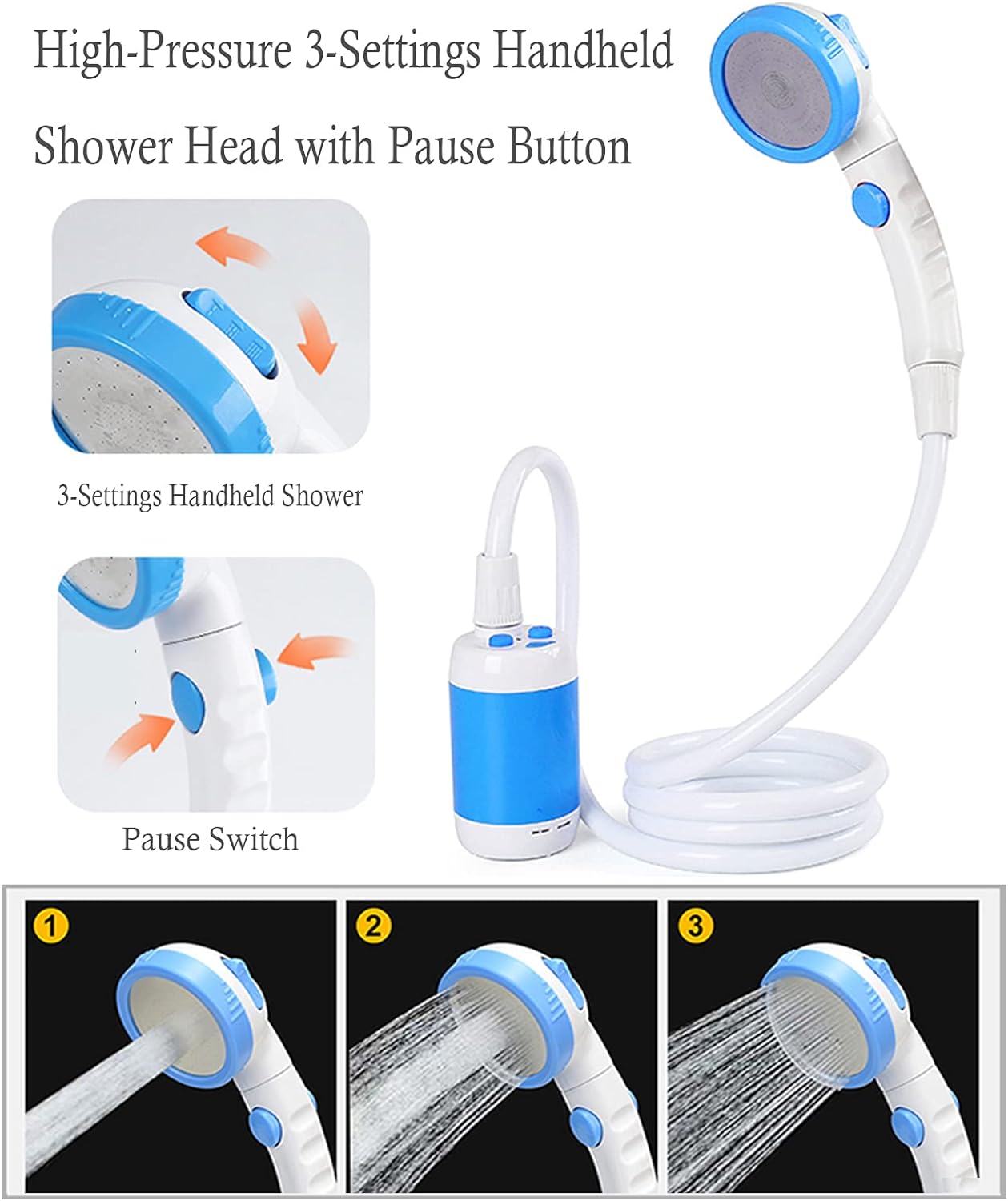 🔥LAST DAY 50% OFF - Portable Camping Shower✨