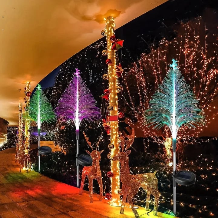 (🌲Early Christmas Sale- 50% OFF) 7 Color Changing Solar Christmas Lights