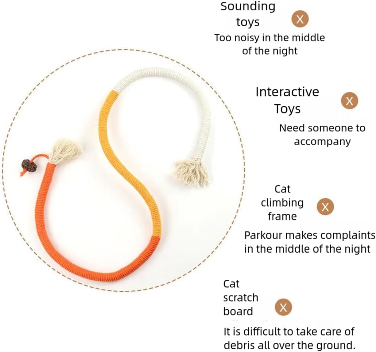 🔥New Year Promotion 48% OFF🐱Cat Toys Chew Ropes