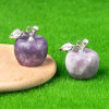 Natural Crystal Jade Colorful Apple Small Ornament