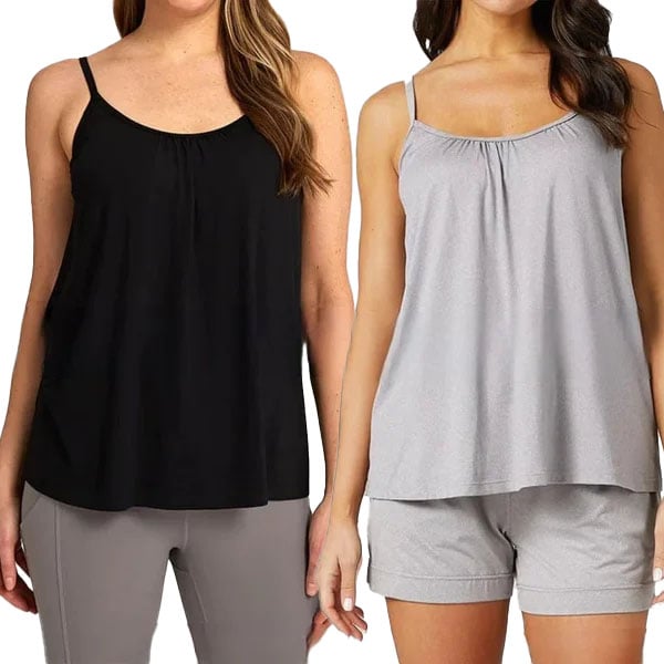 🔥Locker sitzendes Tank-Top mit integriertem BH