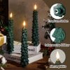 🏆️Letzter Tag 49% Rabatt🌲Flammenlose Stabkerzenlichter für den Weihnachtsbaum mit Fernbedienung