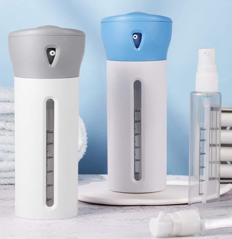 🔥Last Day Promotion 48% OFF-🎁-🧴4-in-1 Travel Dispenser Bottle.