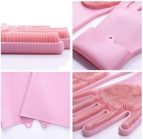 🔥🔥🔥Mother's Day hot sale-70% OFF ! Reusable Silicone Cleaning Gloves (🛒BUY 2 GET 1 FREE)